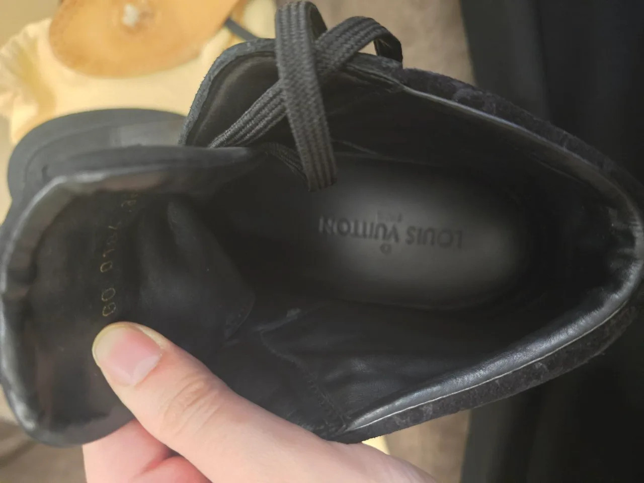 Louis Vuitton Monogram Leather & Suede High-Top Sneakers / Ankle Boots — photo 8