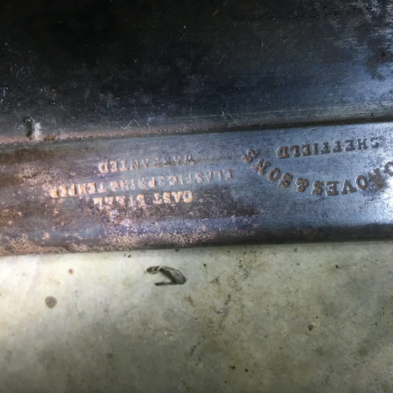 Antique R GROVES & SONS 14" Steel Backed Tenon Saw SHEFFIELD – photo 7