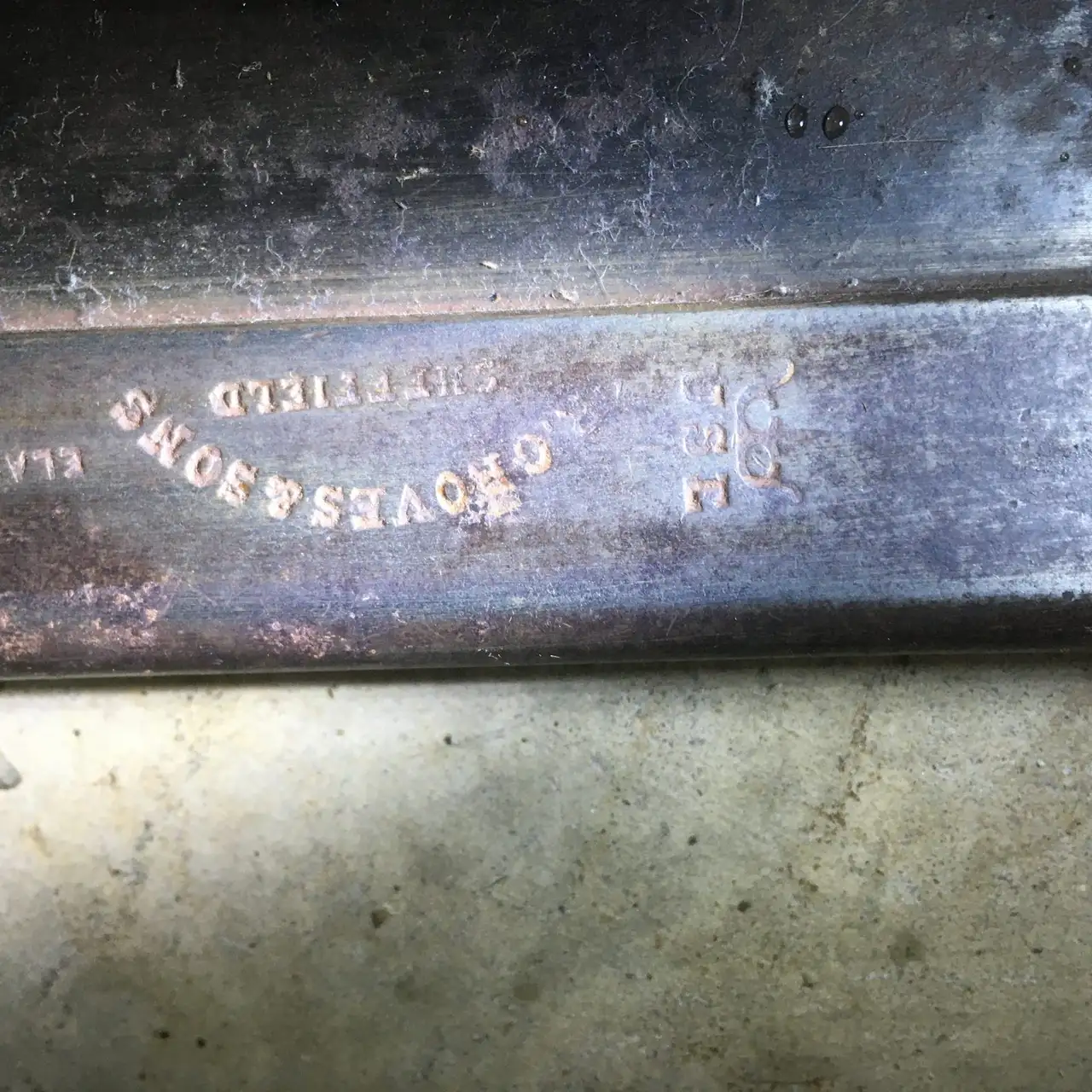 Antique R GROVES & SONS 14" Steel Backed Tenon Saw SHEFFIELD – photo 6