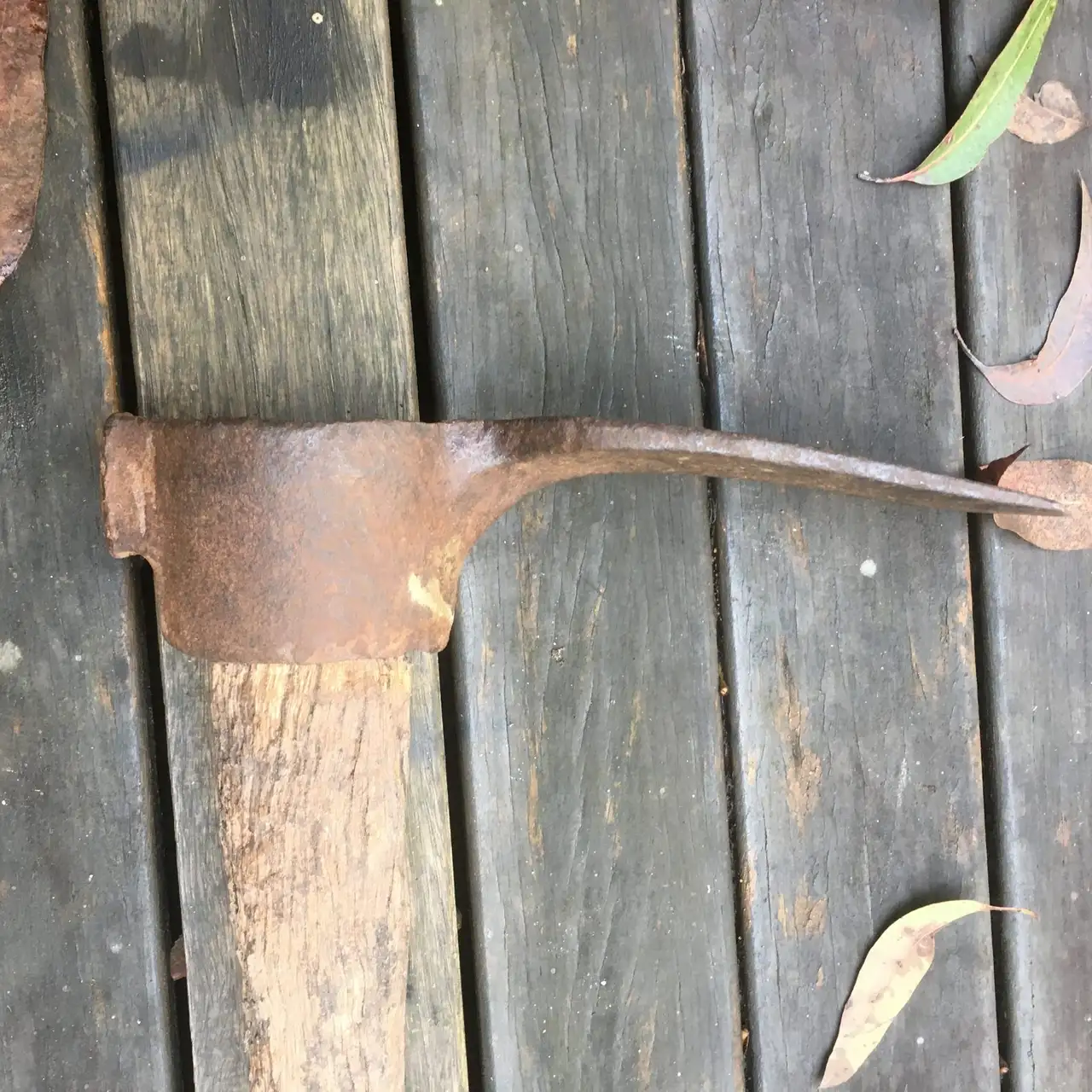 Vintage Heavy Duty Grub Hoe/ Mattock Hammer Eye Poll AS IS – photo 3