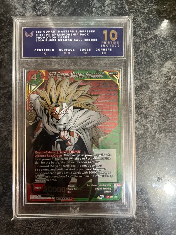 ARK PRISTINE 10 SS3 GOHAN, MASTERS SURPASSED CHAMPIONSHIP CARD