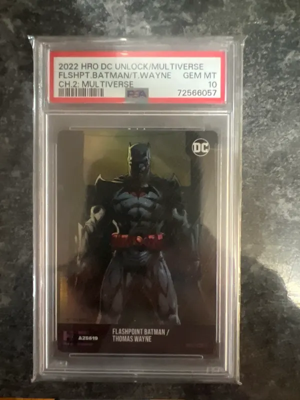 2022 HRO DC UNLOCK/MULTIVERSE FLASHPOINT. BATMAN/T.WATNE. :CH2: MULTIVERSE PSA10
