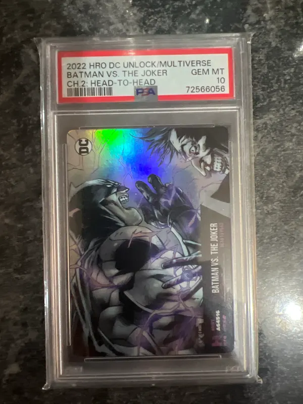 2022 HRO DC BATMAN VS THE JOKER CH: 2 HEAD 2 HEAD PSA 10