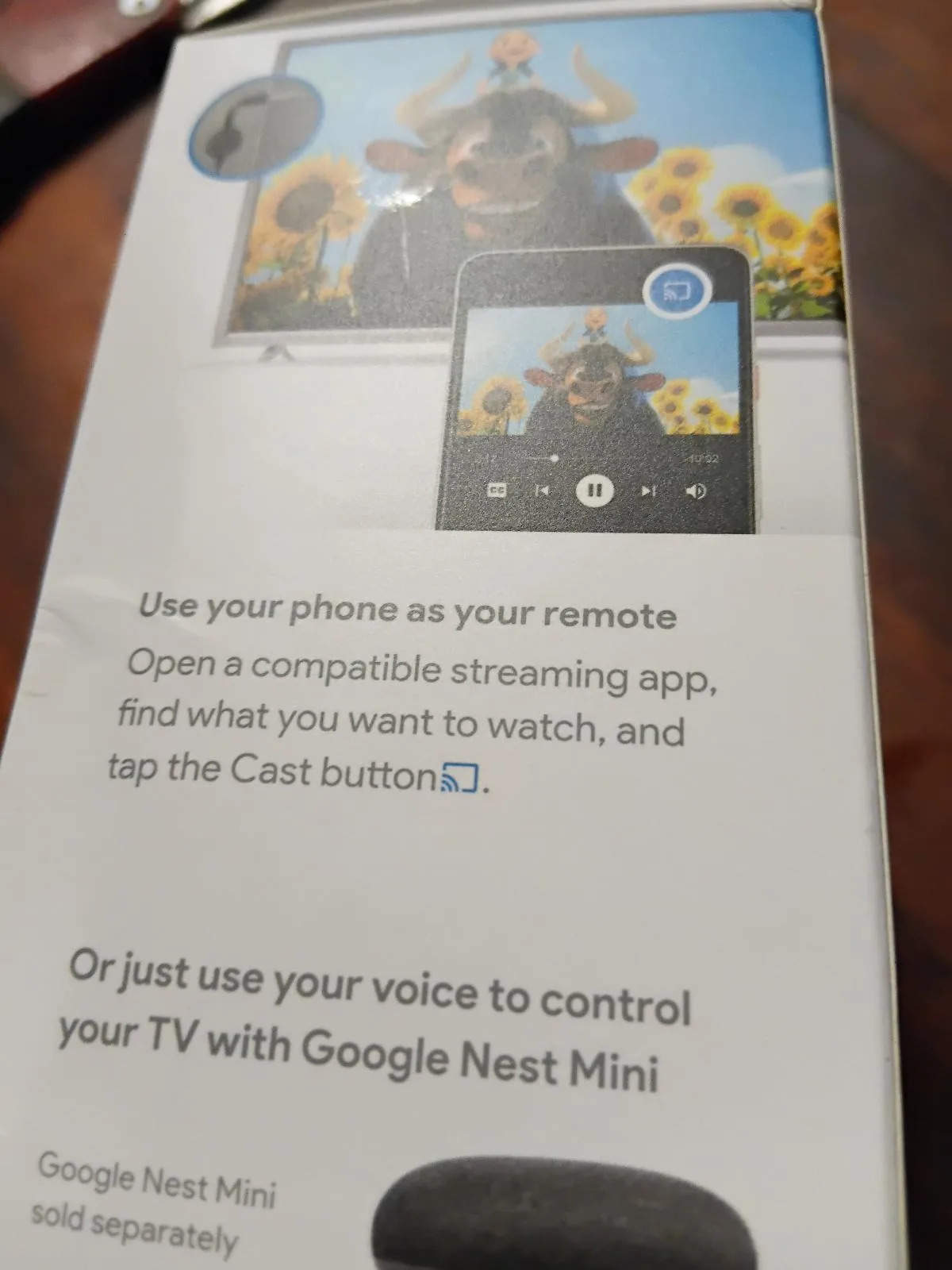 Google Chromecast New Unopened — photo 2
