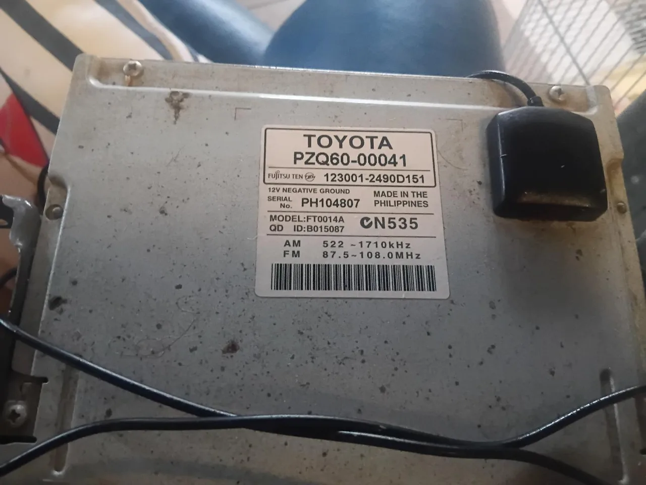 Genuine Toyota Car Cassette Player Head Unit – photo 3