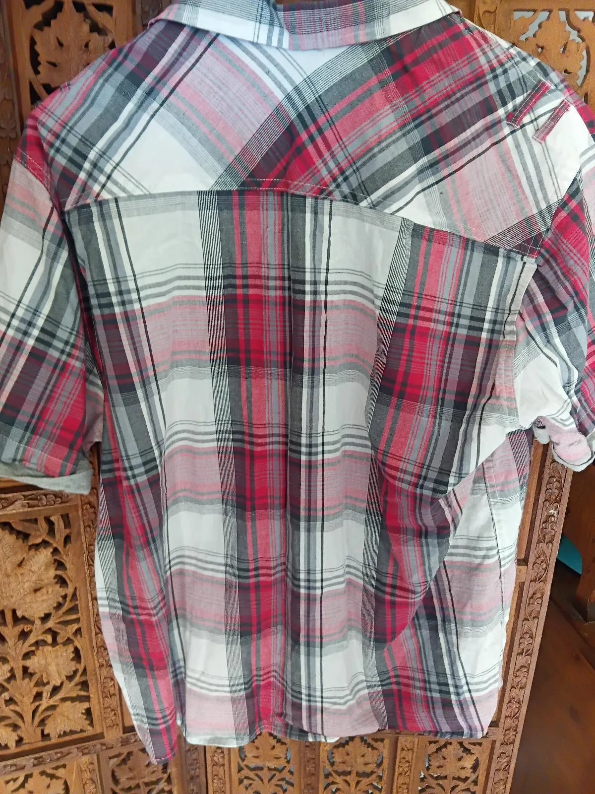 Tweed river Check Crisp Poplin L Shirt — photo 4