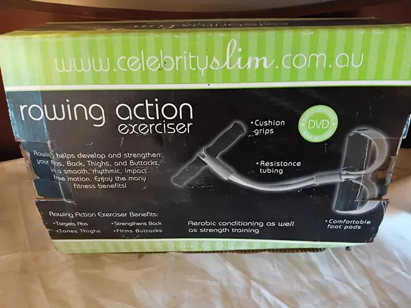 Celebrity slim rowing machine