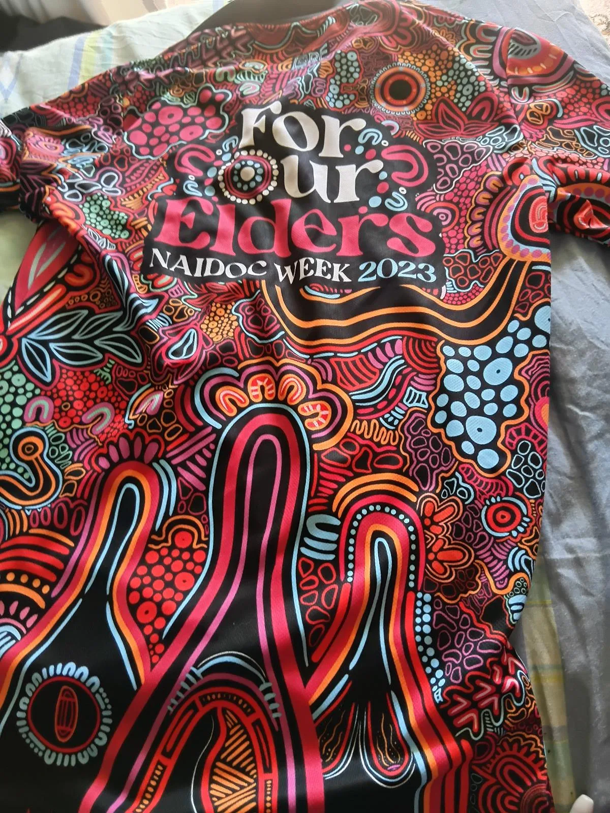 Australia 2023 NAIDOC Week Polo Shirt — "For Our Elders — photo 4