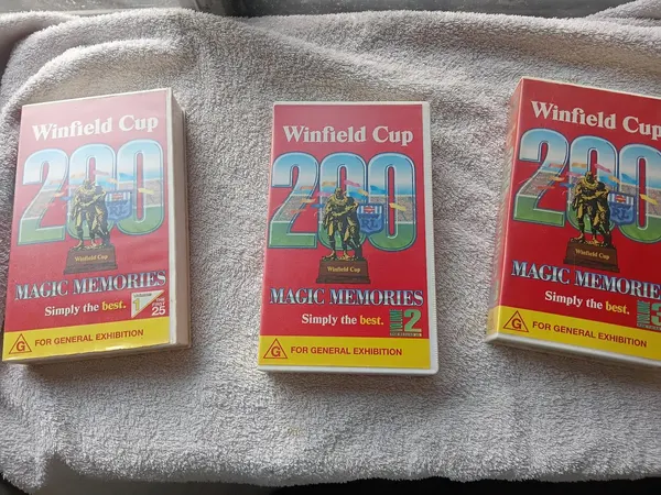 Vintage NRL Rugby League Winfield Cup VHS Bundle – Volumes 1, 2, 3 & 7