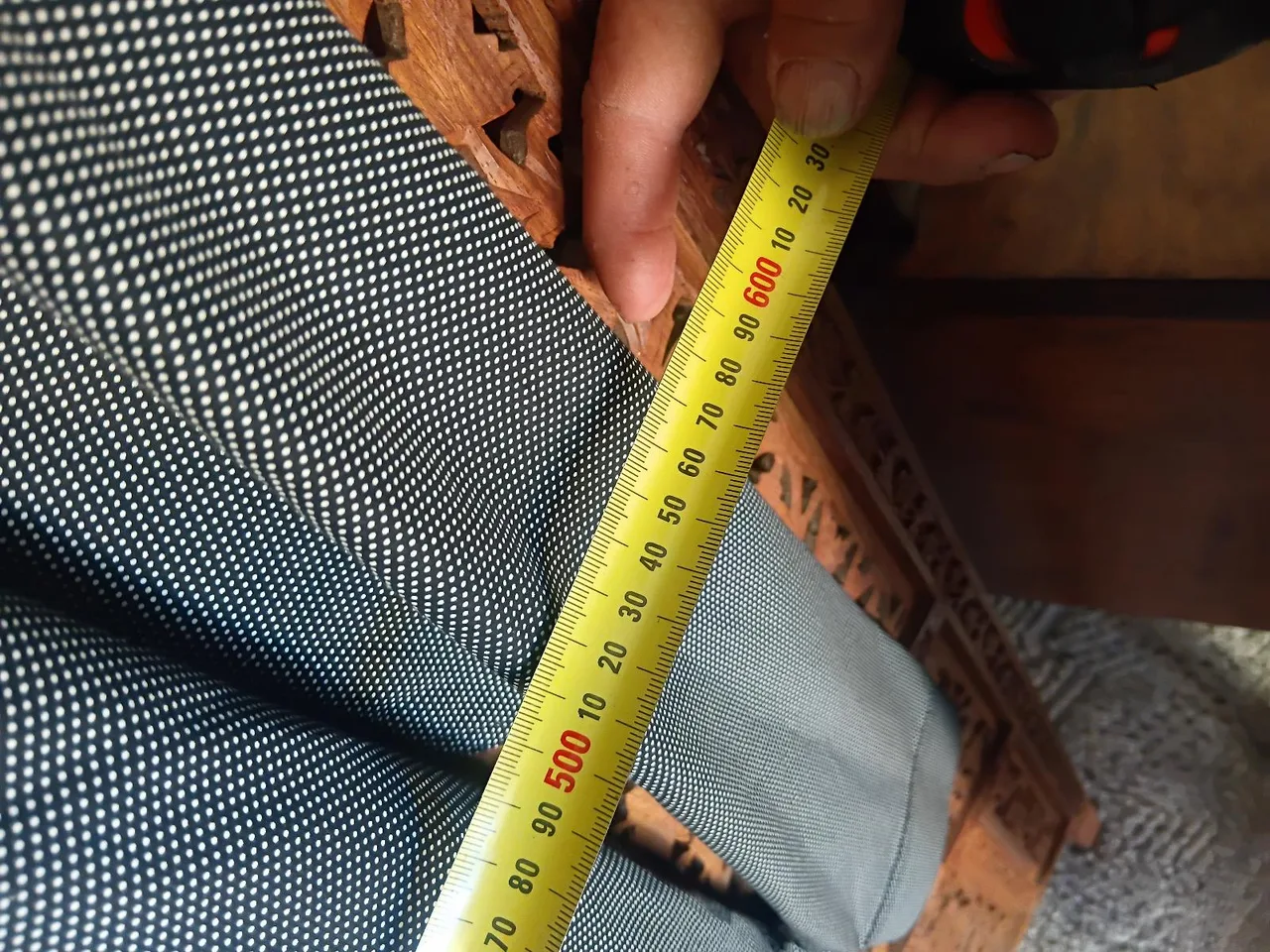 Boulevard Cotton spotted Navey Long Sleeve Shirt L — photo 3