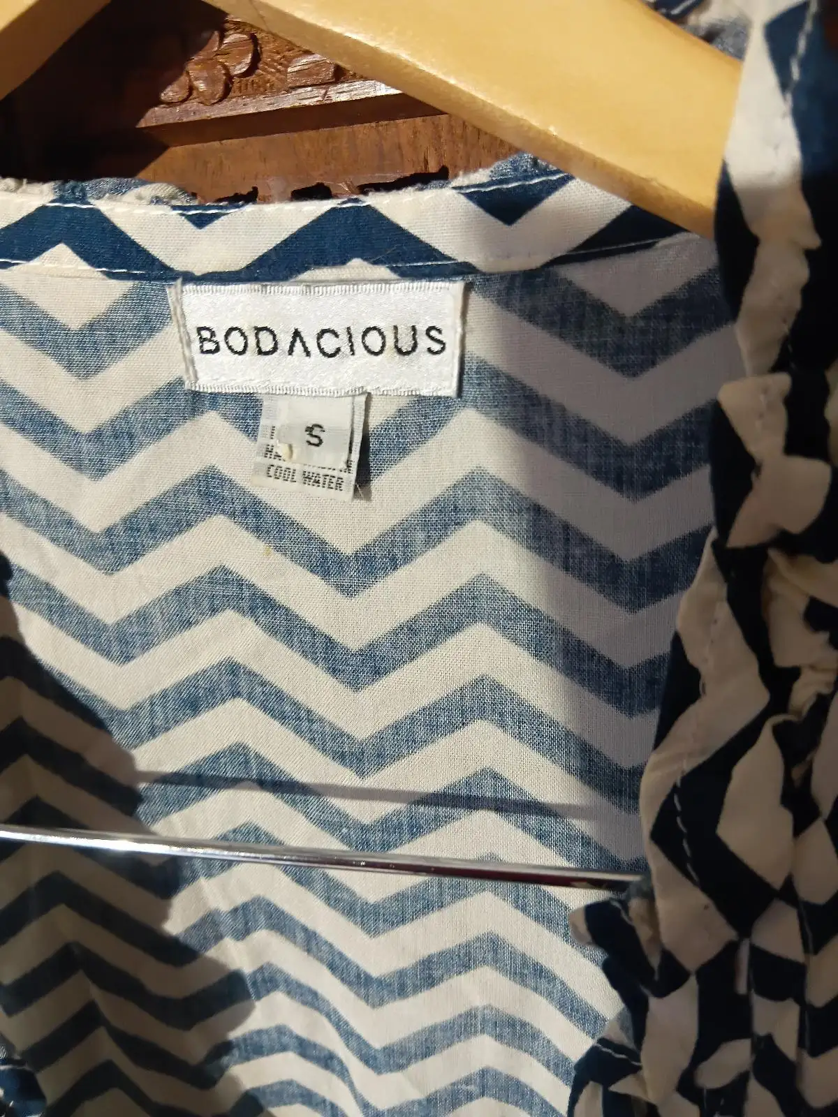 Bodacea S Long Abstract ocean  Dress – photo 2