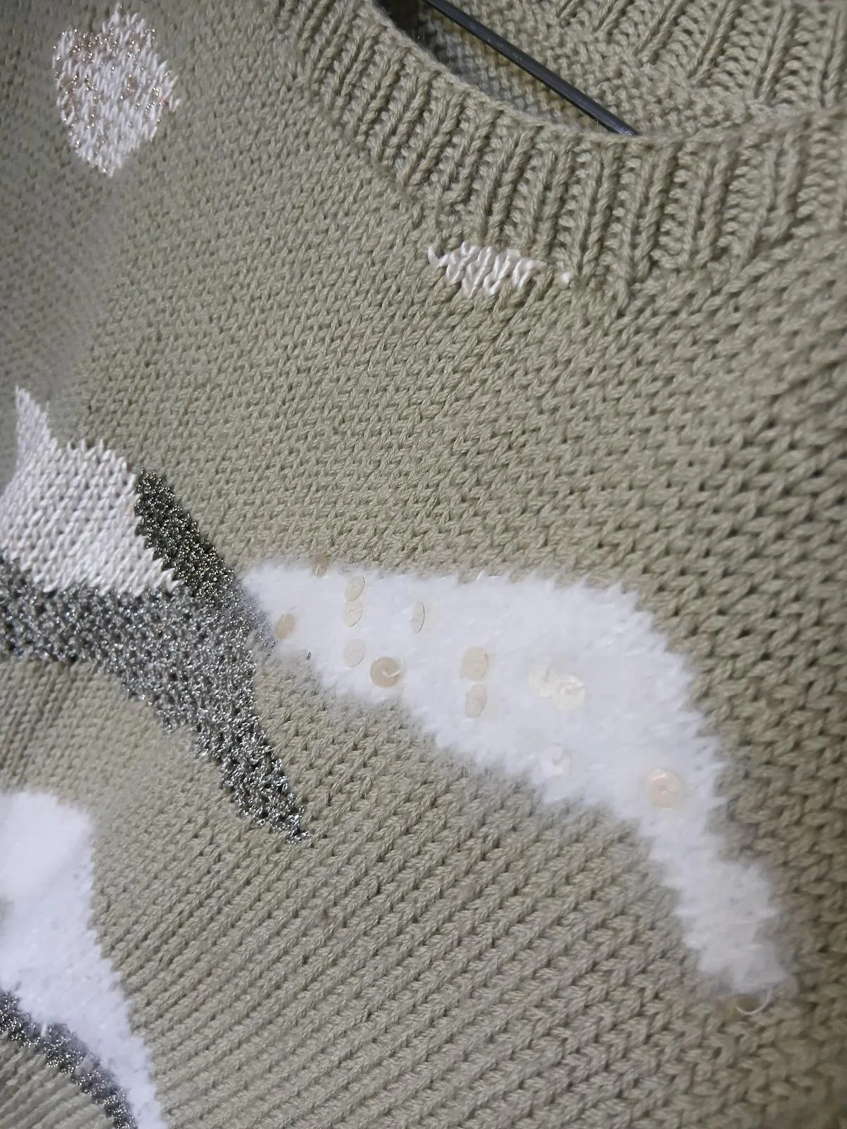 Handknitted Landscape Sweater Vest  sz 12 — photo 2