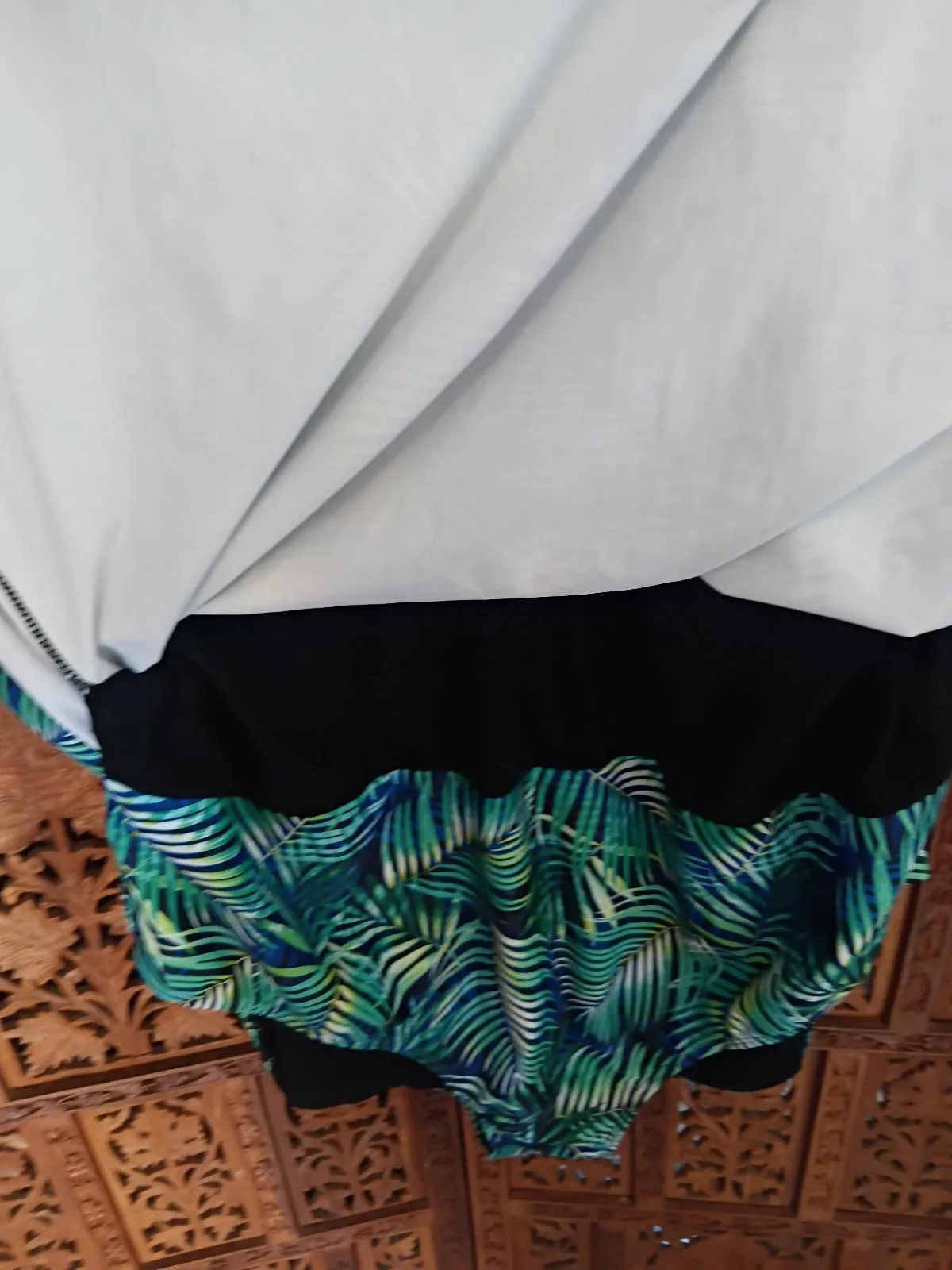 Tropical Palm Swim Dress / Tankini  🌿 Plus Size 24 — photo 3
