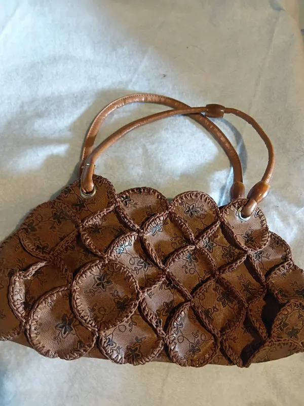 Vintage Rare 70s YoYo Boho Penny Circle Bag