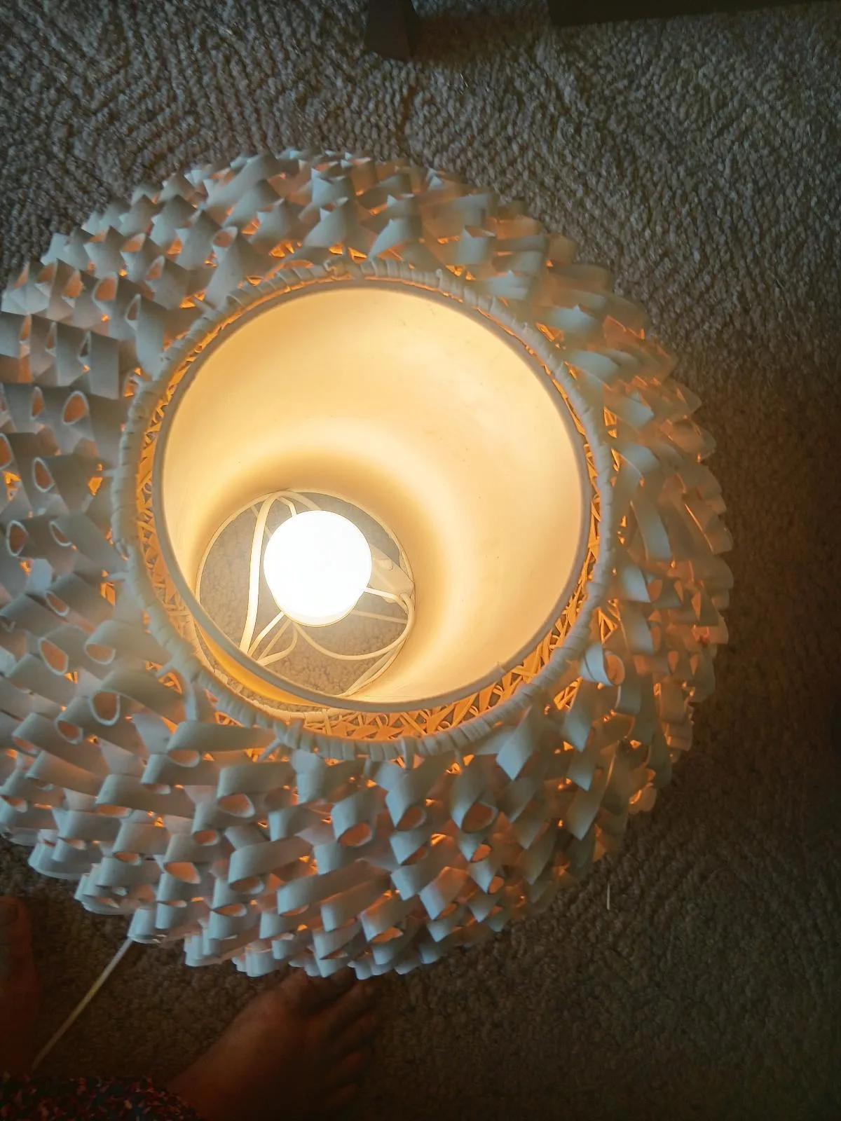 Rattan Cottage Core Boho Retre Bedside Vintage Lamp — photo 3