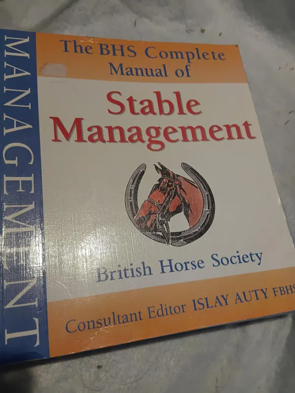 BHS Stable Management complete Manual