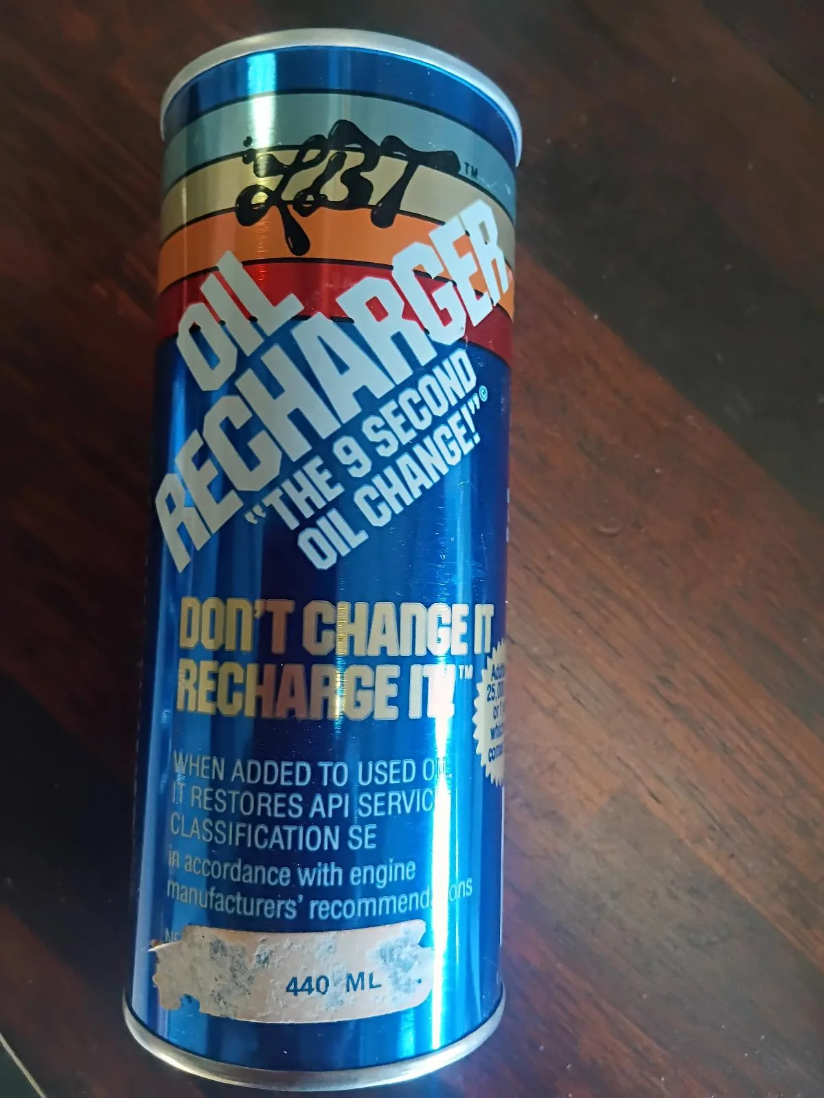 Vintage LBT Oil Recharge Can – Retro Garage Display / Petroliana – photo 2