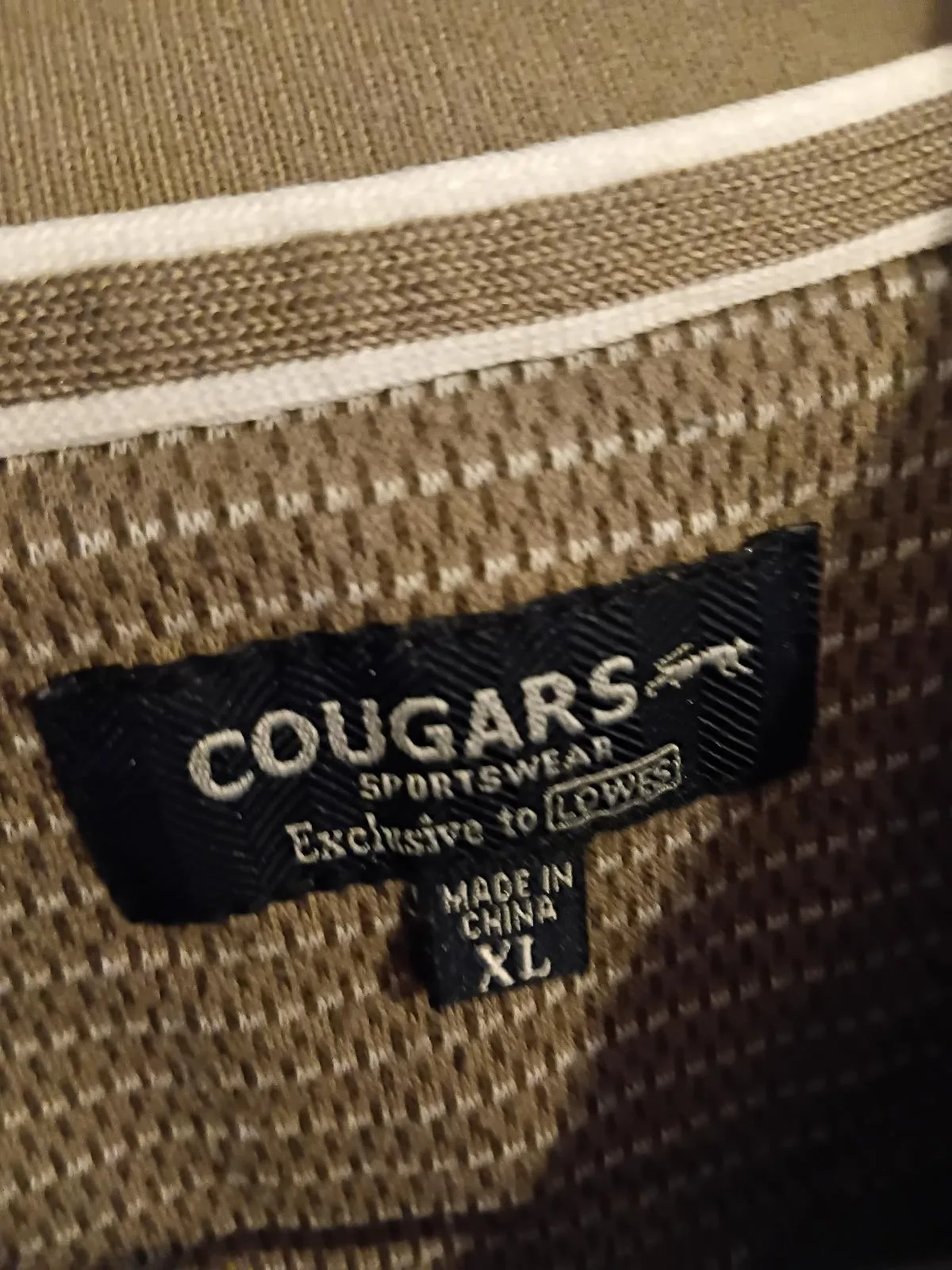 Cougars Men's Heritage Jacquard Polo Shirt — photo 2