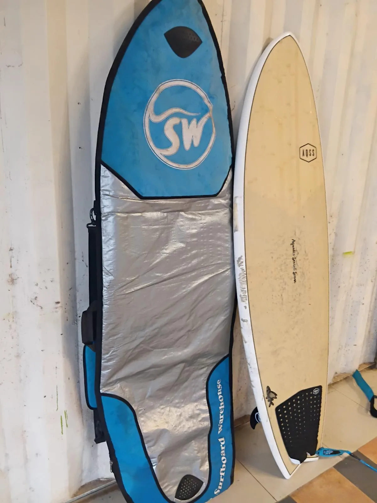 AQSS Fish Surfboard & Surfboard Warehouse Padded Bag Bundle – photo 2