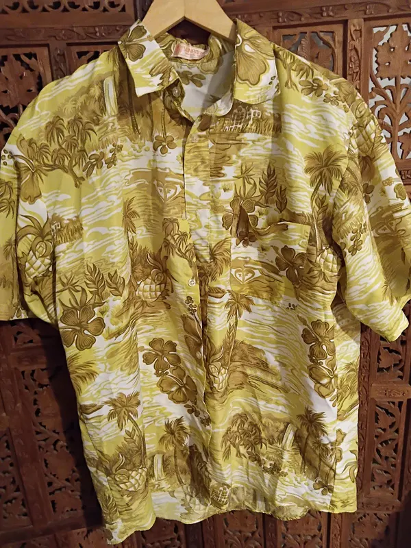 Rare Subook Tokyo Aloha Original Rayon Shirt 70s