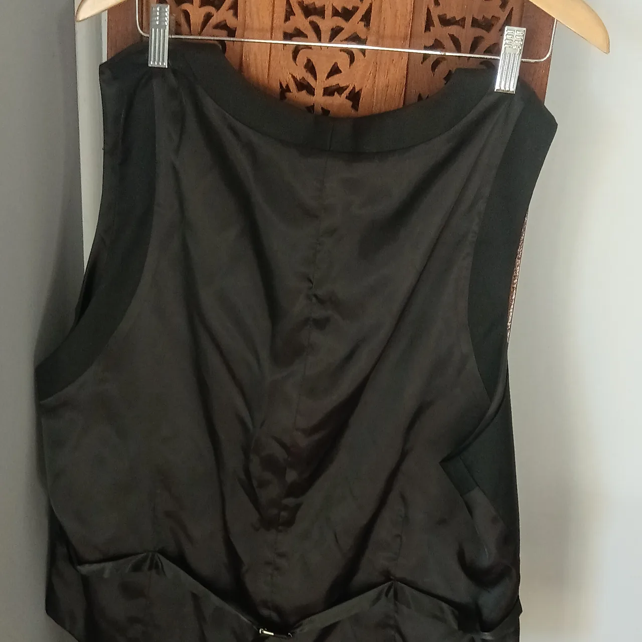 Classic New England mobster black suit Vest sz 16 — photo 3