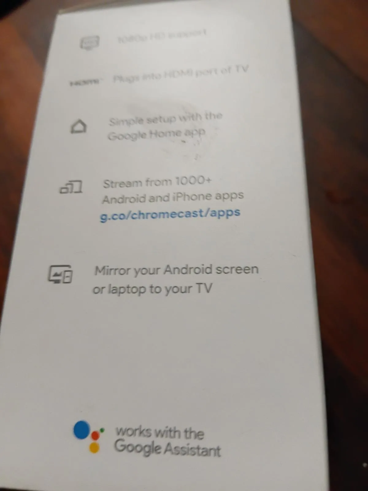Google Chromecast New Unopened — photo 4