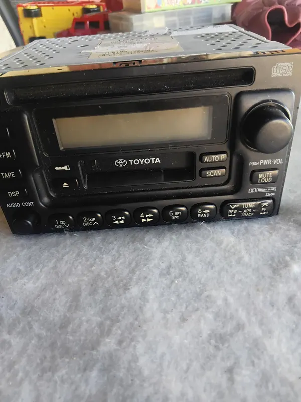 Toyota old School Original Cassette Player Car stereo