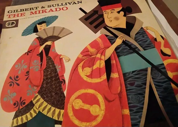 Gilbert & Sullivan  The Mikado Vinyl Lp