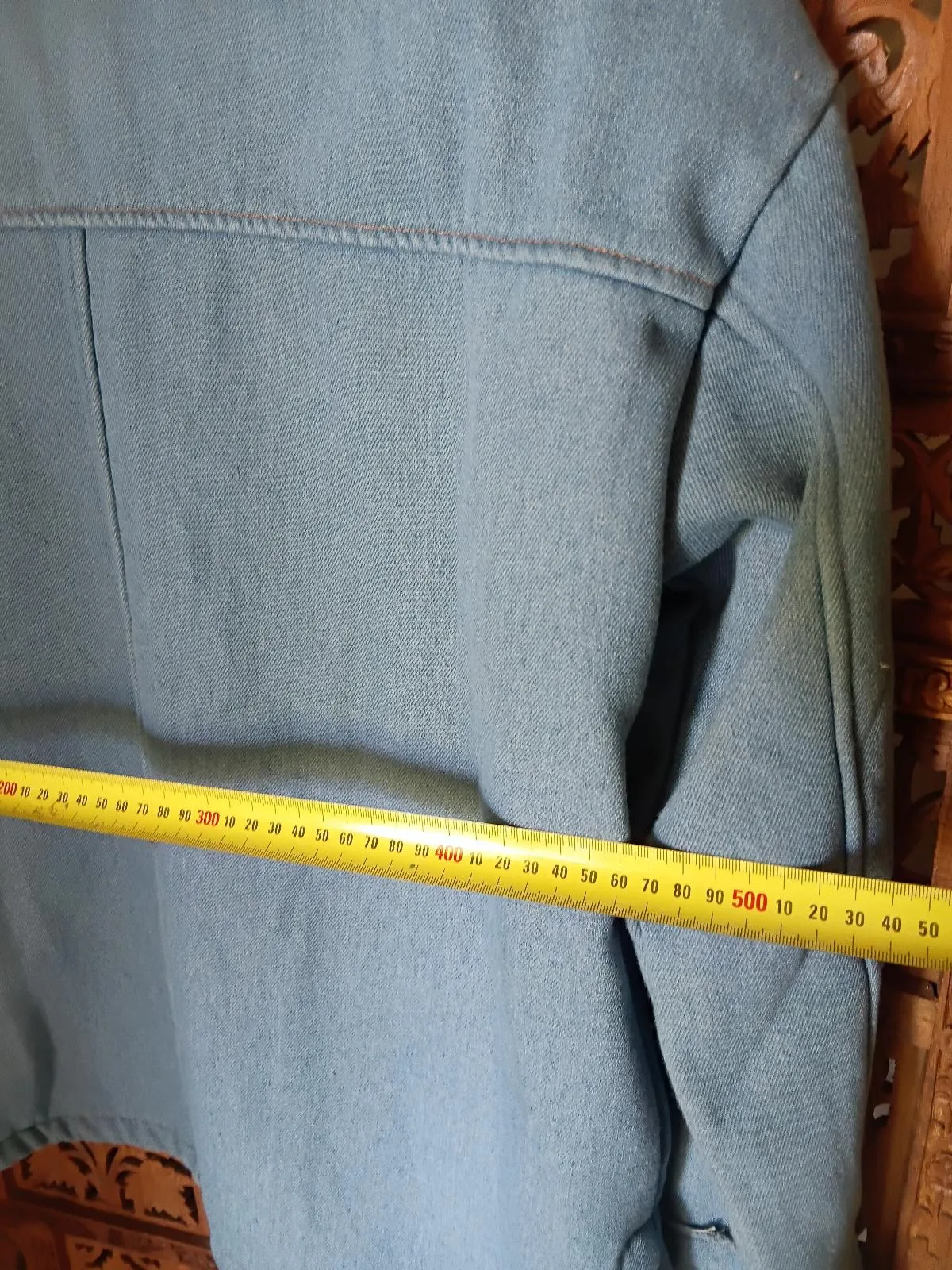 BNWT Worthier M washed Blue Denim Jacket — photo 4