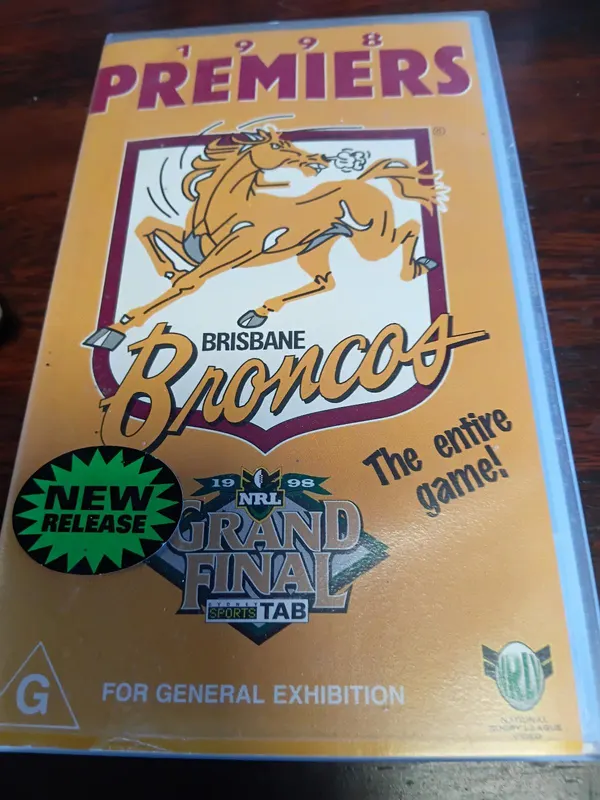 1998 premier finals VHS