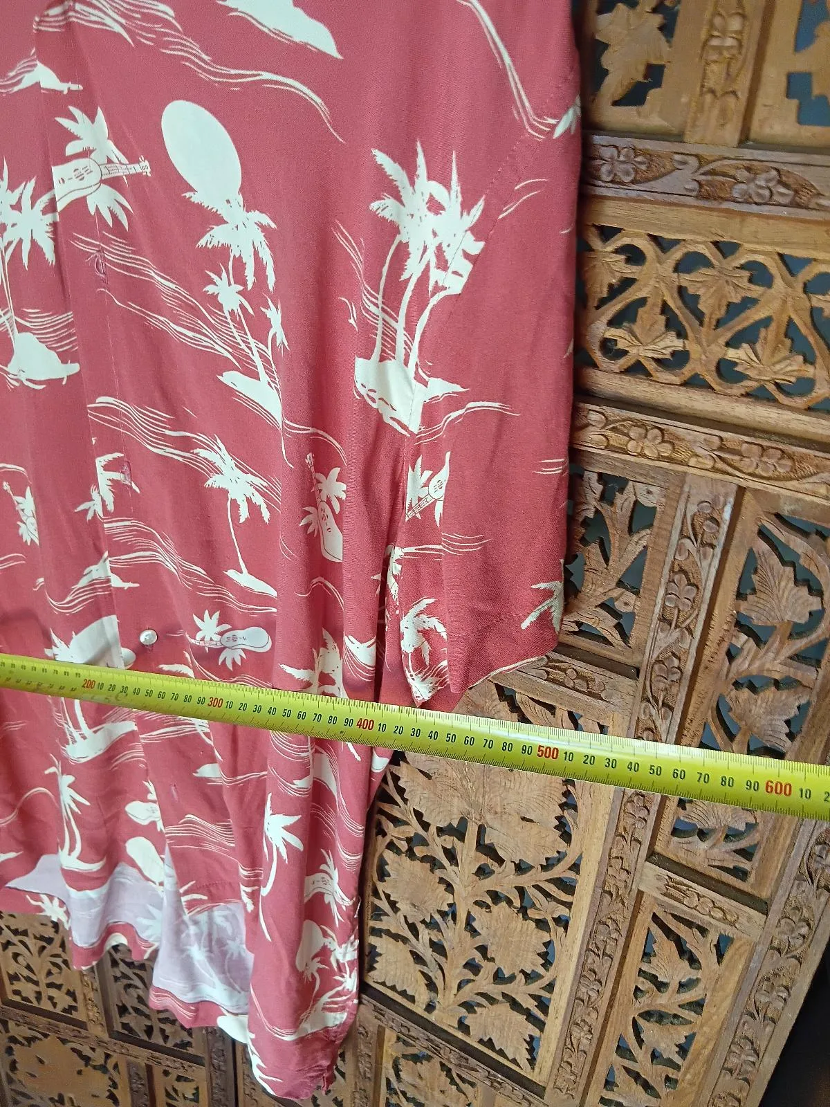 Cape Beach Skater Terra Cotta Hawaiian Shirt L — photo 3