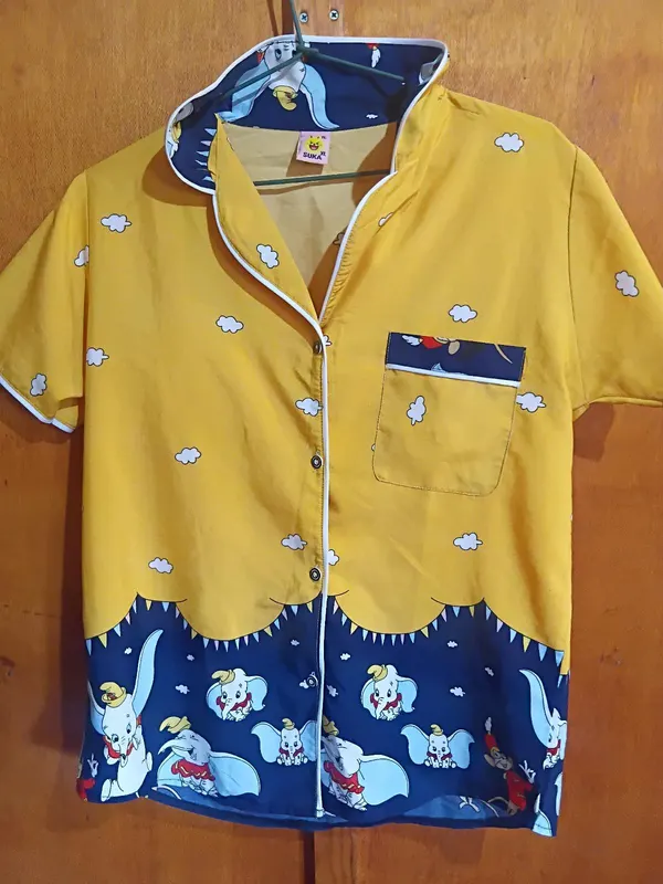 Dumko patina Yellow Mom Core Sakura XL Pyjama Set