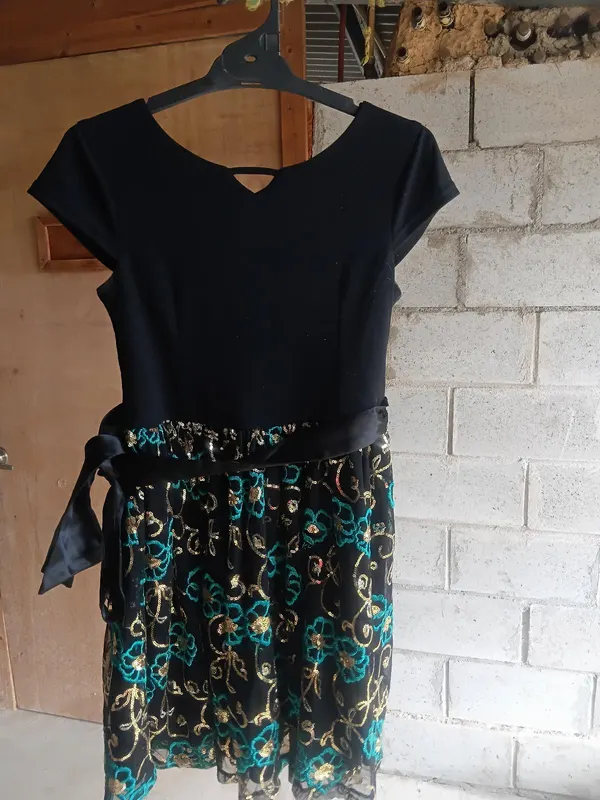 Origami Childrens Sparkly Dress sz 14