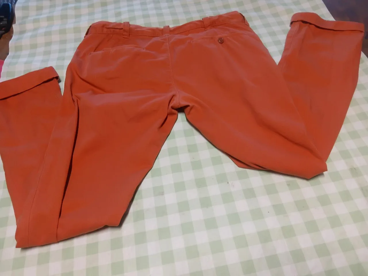MENS Chino burnt Orange Pants size 33 waist  Cotton — photo 2