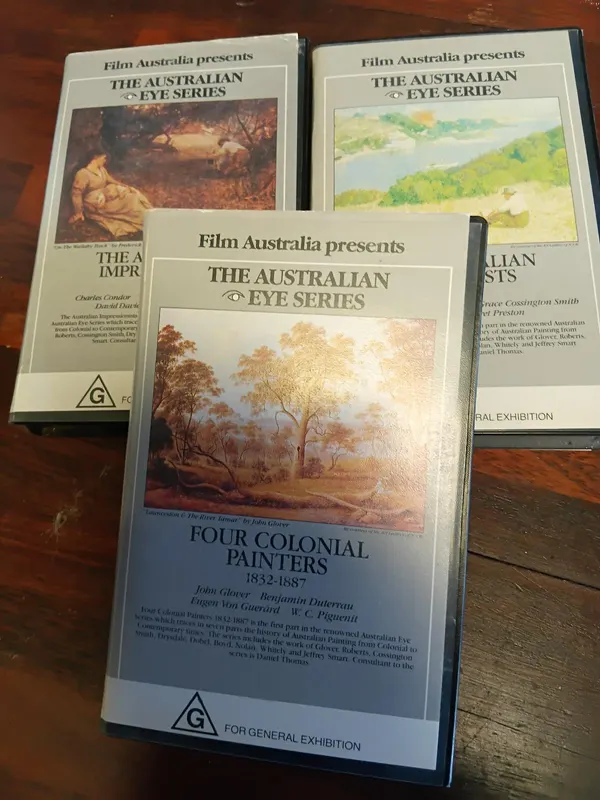 Australian impressionists VHS vol 1,2 and 4