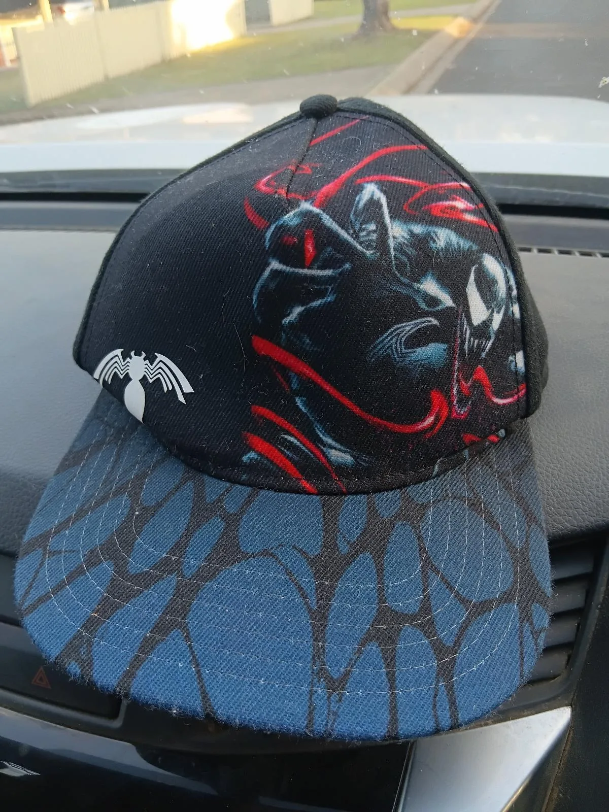 Marvel Black Venom Graphic Print Adjustable Cap — photo 3