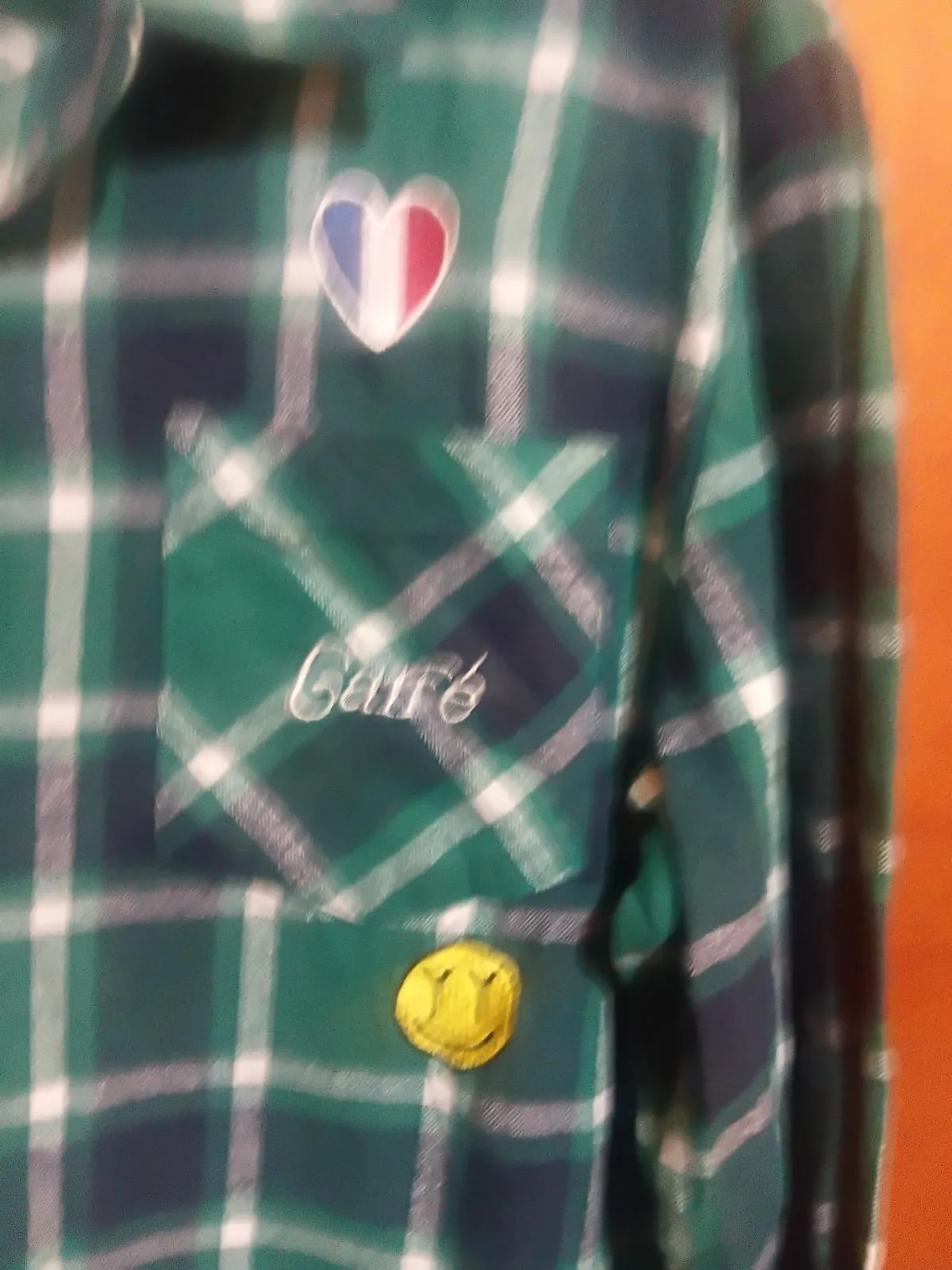 Care Paris French Provincial Country Style Shirt M Green – photo 3