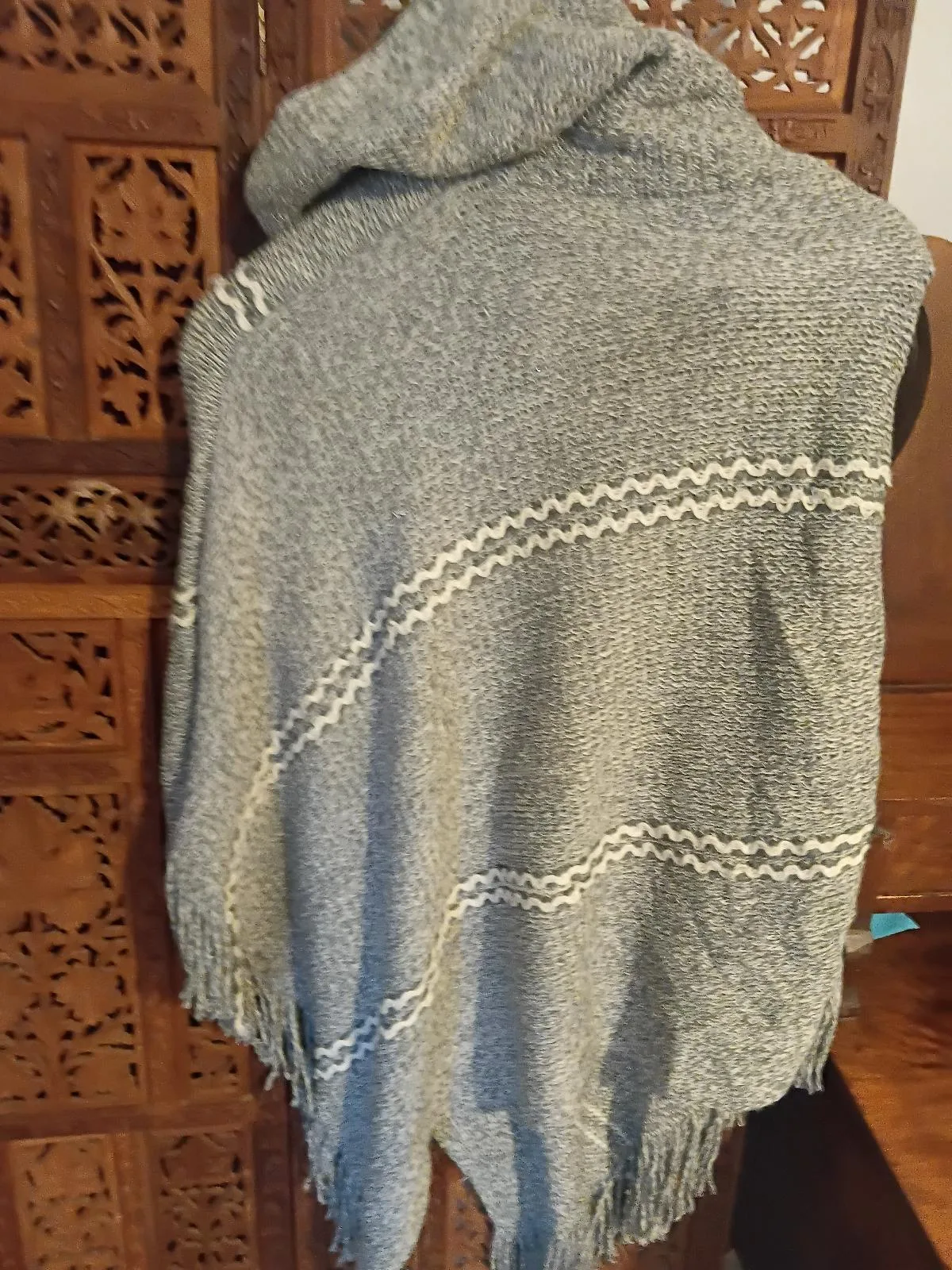 Boho Artisan Poncho OS — photo 2