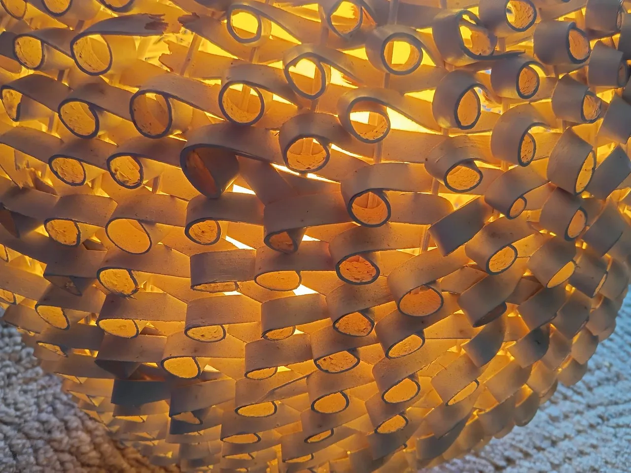 Rattan Cottage Core Boho Retre Bedside Vintage Lamp — photo 4