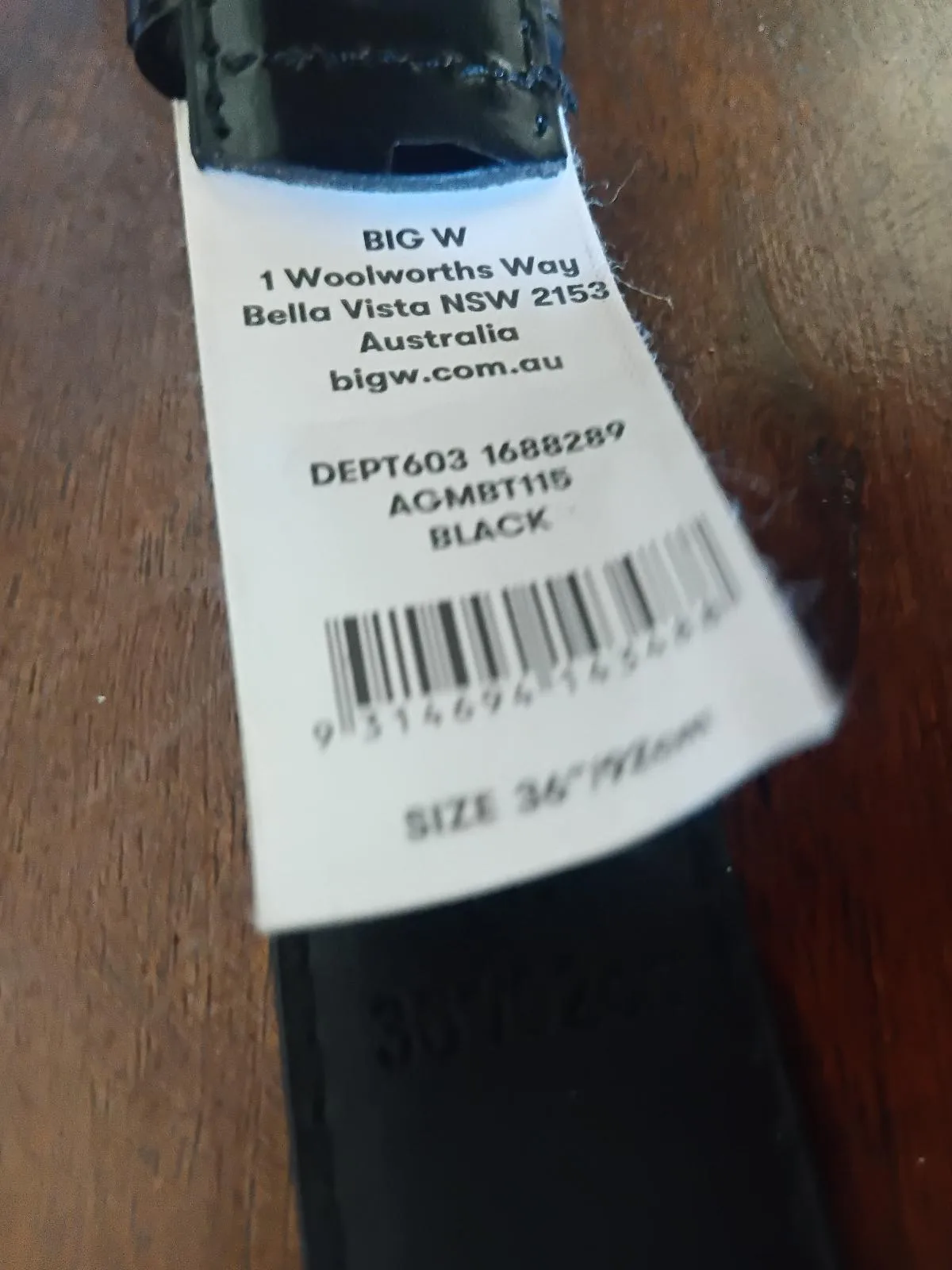 Bundle: Brand New Men's Black Belt  vintage britches — photo 6