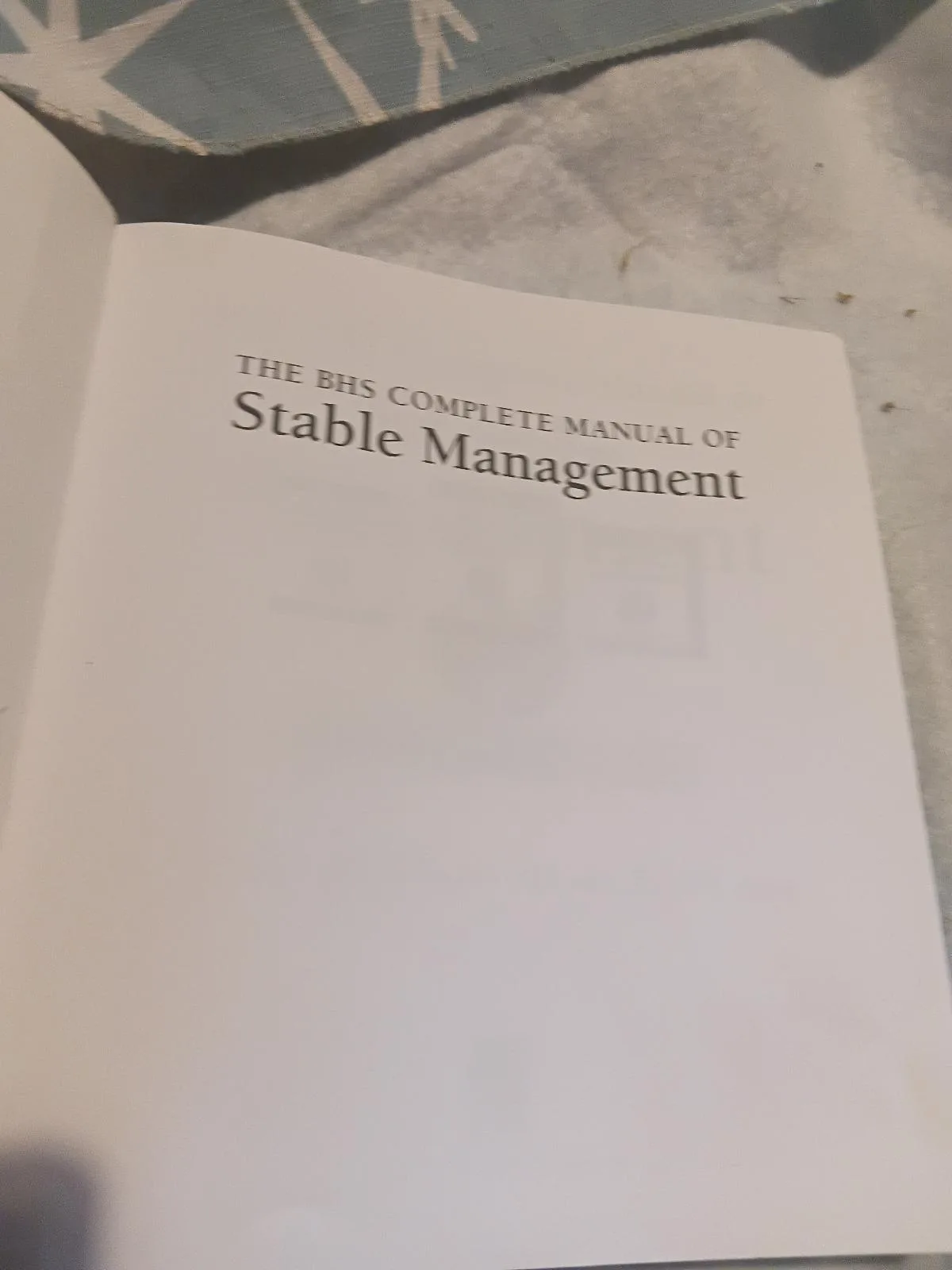 BHS Stable Management complete Manual — photo 4