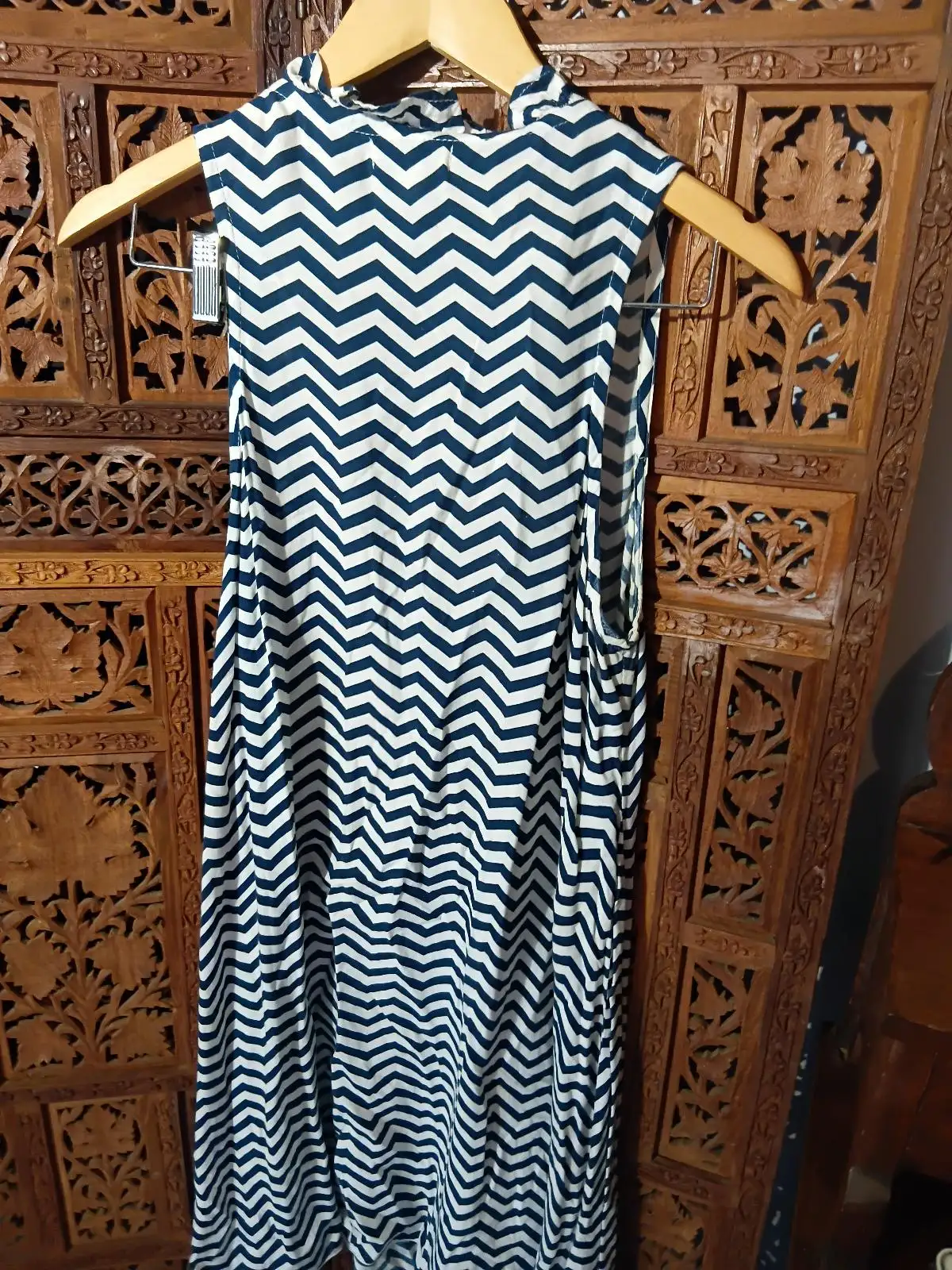 Bodacea S Long Abstract ocean  Dress – photo 5