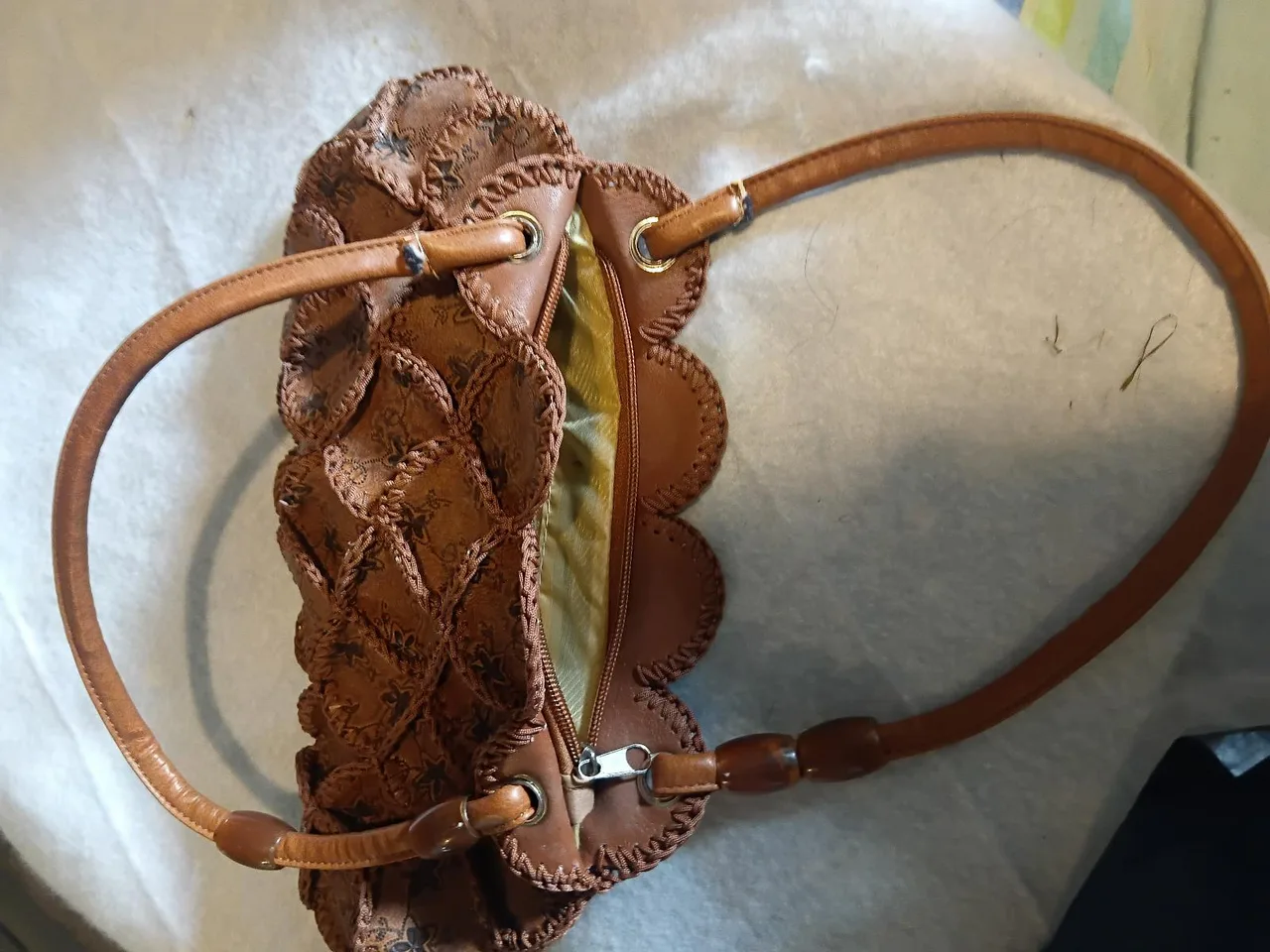 Vintage Rare 70s YoYo Boho Penny Circle Bag — photo 5