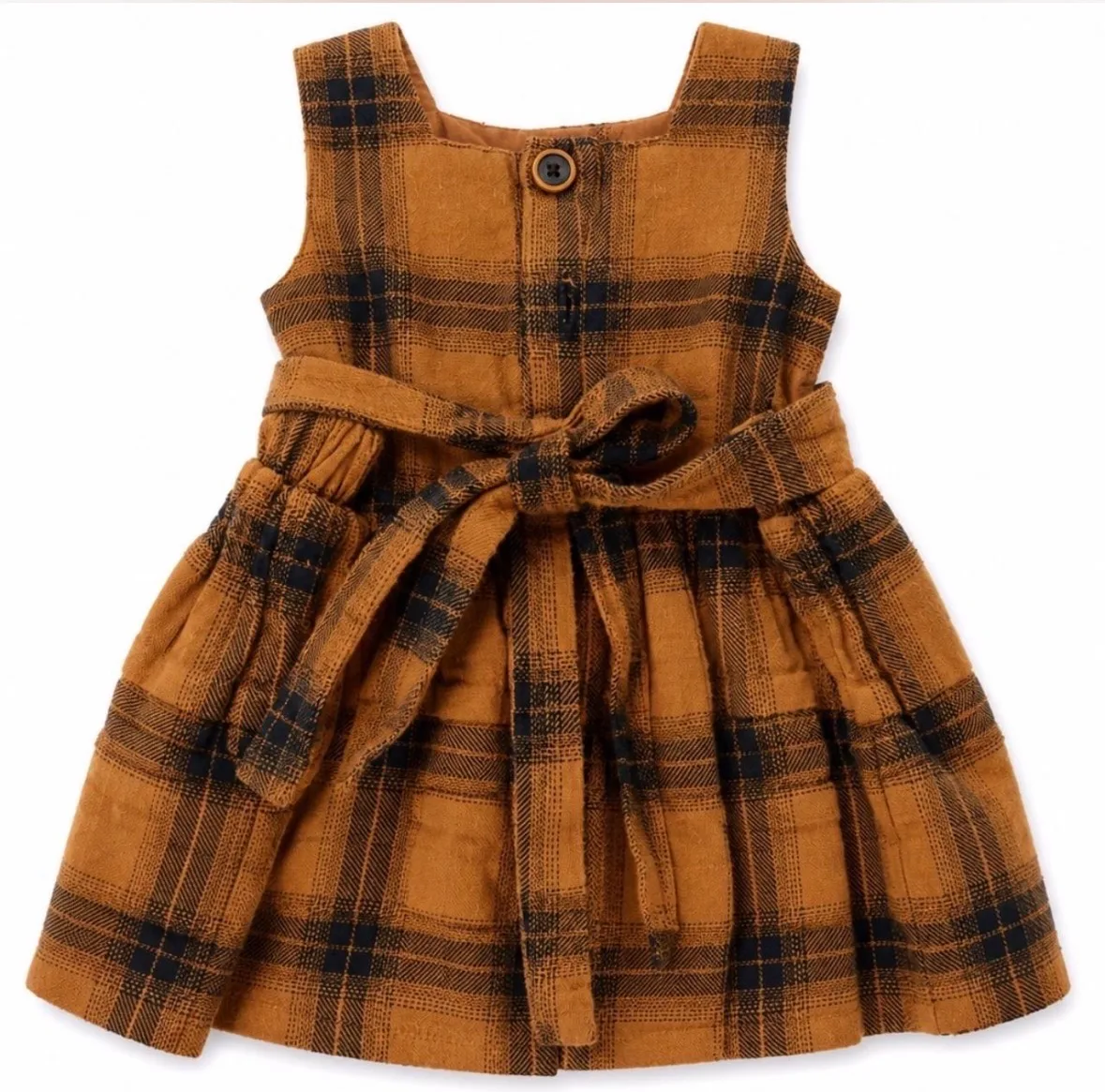 Lacey Lane Check Pinafore Dress – Size 00 — photo 2