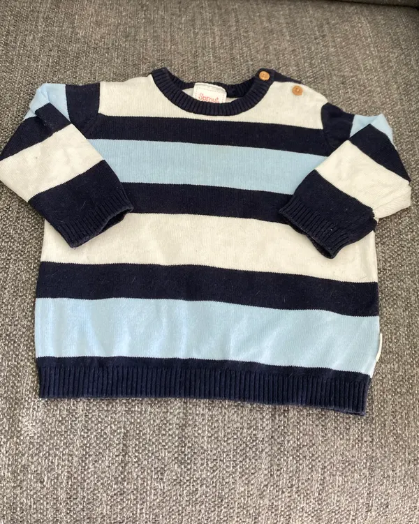 Sprout Baby Stripe Knit Jumper (00)