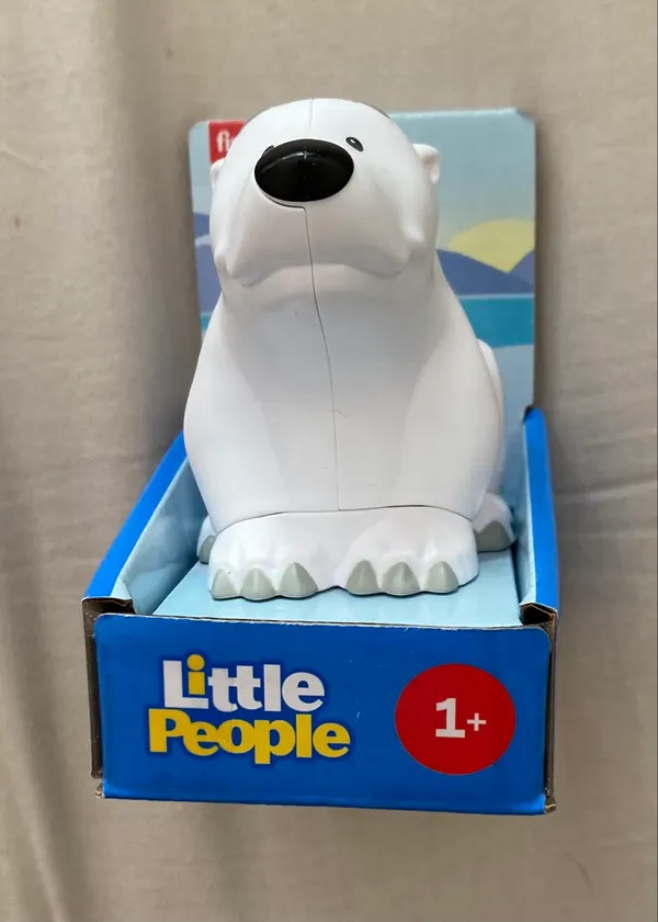 Little People Polar Bear Figurine