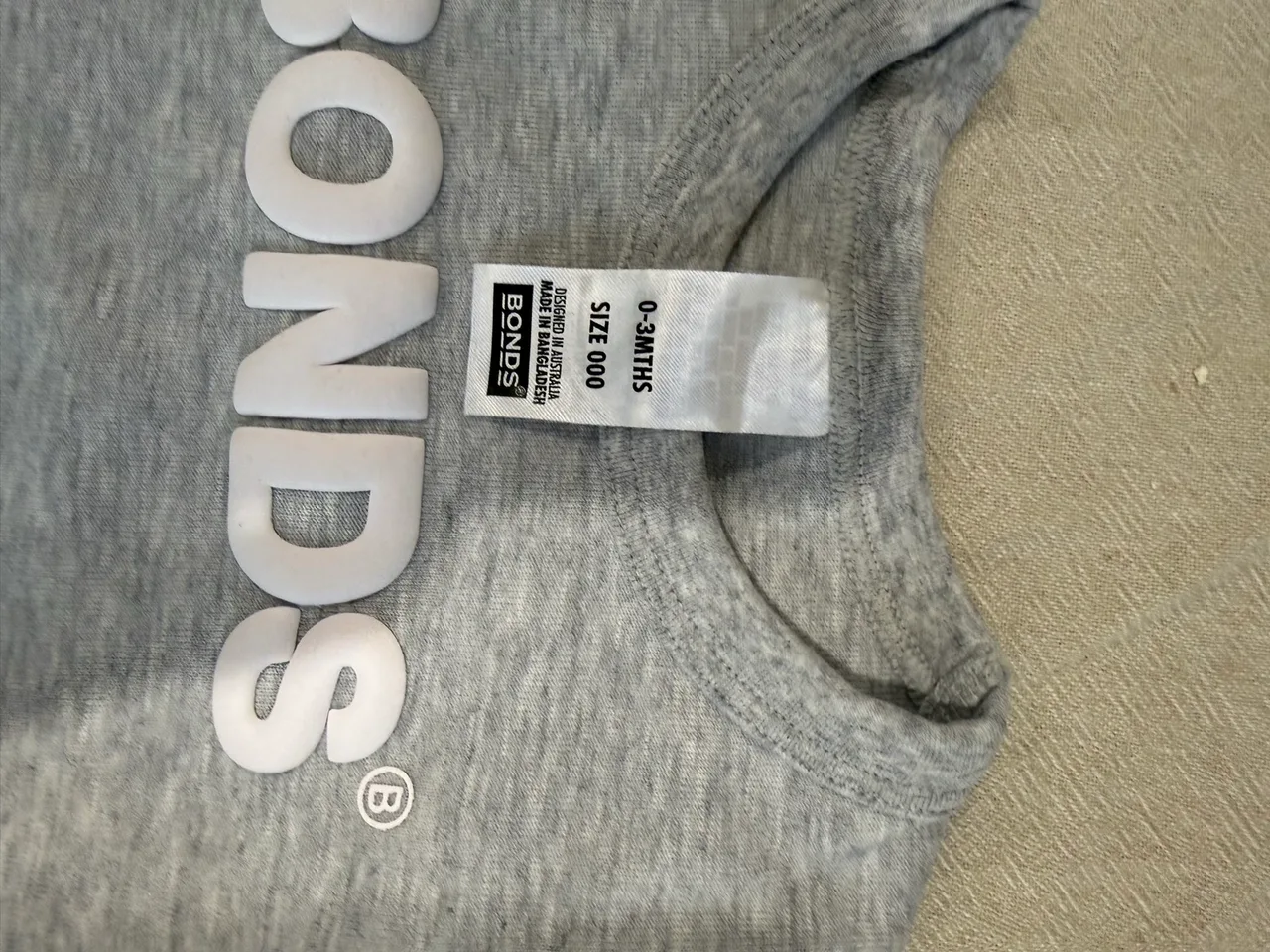 Bonds Baby Tech Sweat Jumper (000) — photo 2