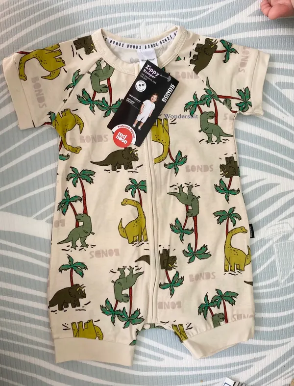 BONDS Baby Dinosaur Romper (0)