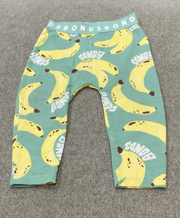 BONDS Baby Green Banana Leggings (Size 0)