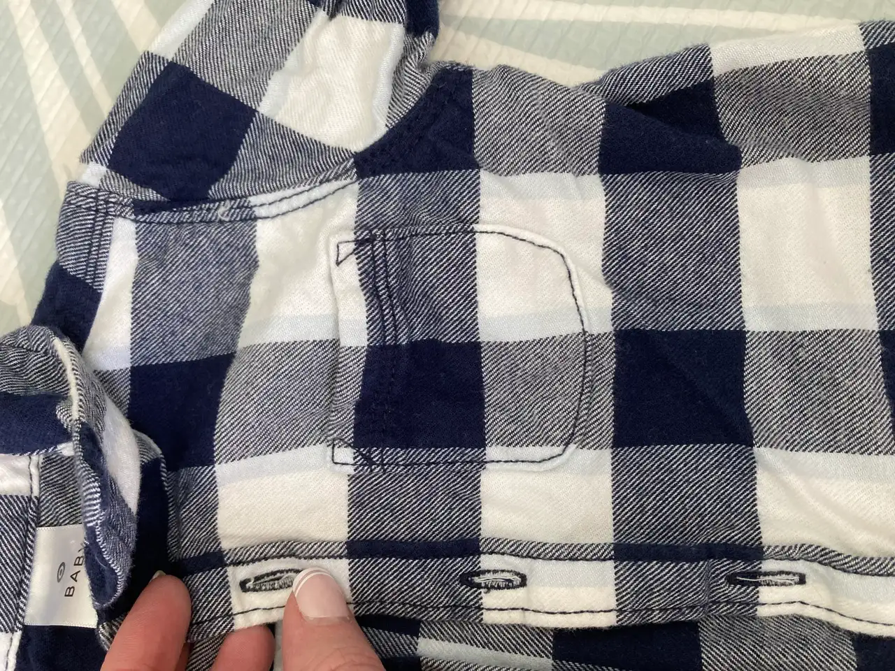 Target Baby Check Button Up Flannelette Style Shirt (00) – photo 2